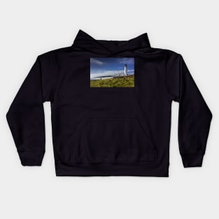 Mull of Galloway Lighthouse and Walled Garden Photograph Dumfries and Galloway Kids Hoodie